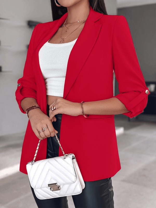 Stylish blazer with sleeves and buttons - Venus Trendy Fashion Online