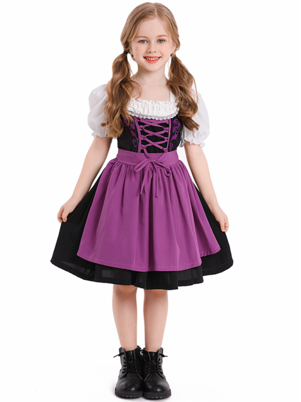 Children's beer festival skirts multi-color costumes dress - Venus Trendy Fashion Online