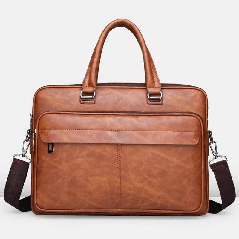 Modern PU Leather Executive Briefcase - Venus Trendy Fashion Online