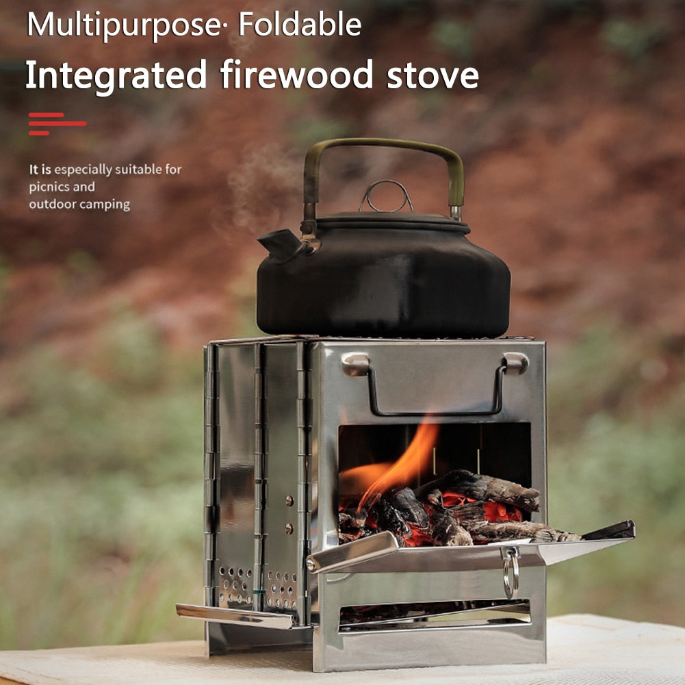 Mini Outdoor Portable Firewood Stove - Venus Trendy Fashion Online