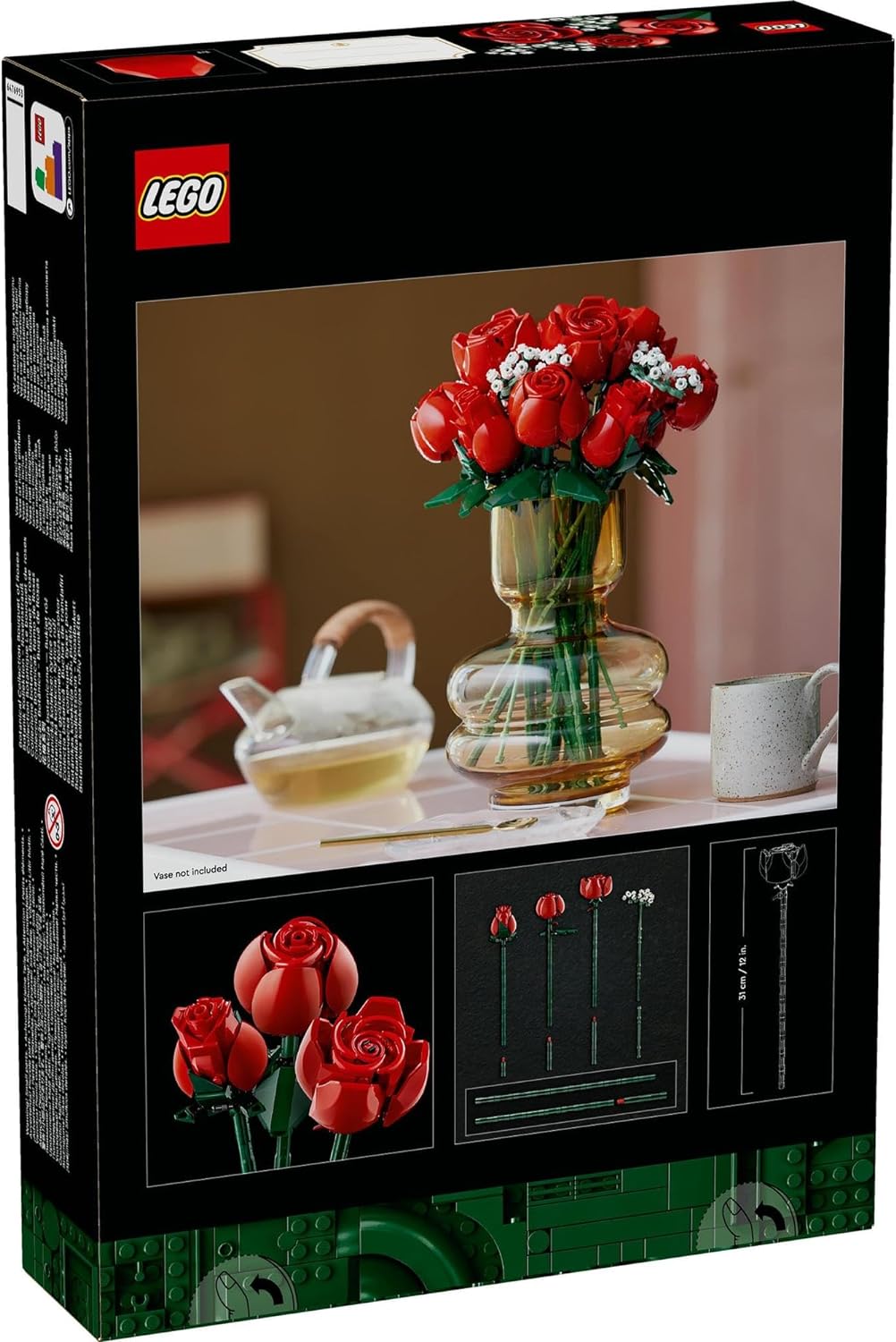 LEGO® Icons Bouquet of Roses 10328 Home Decor Flowers - Venus Trendy Fashion Online