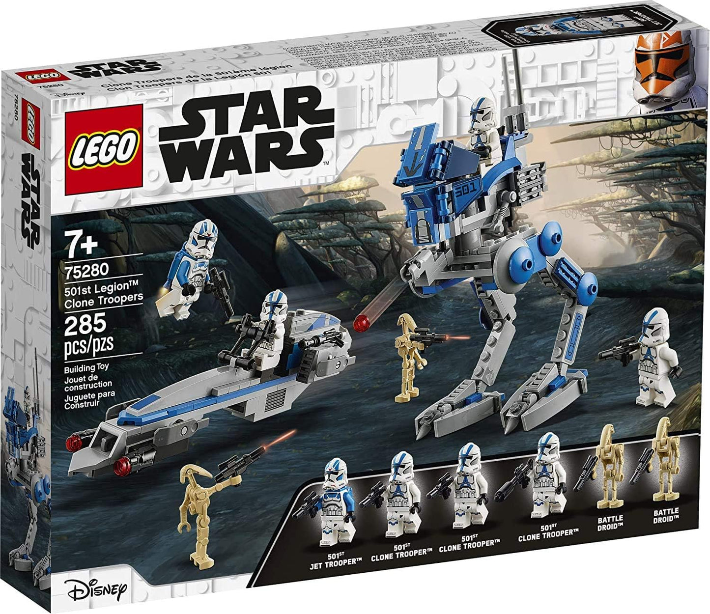 LEGO Star Wars 501st Legion Clone Troopers 75280 Building Kit, Cool Action Set for Creative Play and Awesome Building (285 Pieces) - Venus Trendy Fashion Online