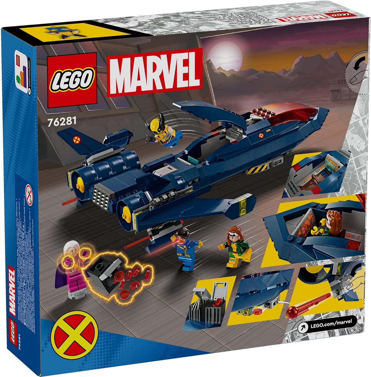 LEGO® Super Heroes Marvel X-Men X-Jet 76281 Buildable Toy Plane,for Kids, Boys and Girls Aged 8 and Over - Venus Trendy Fashion Online