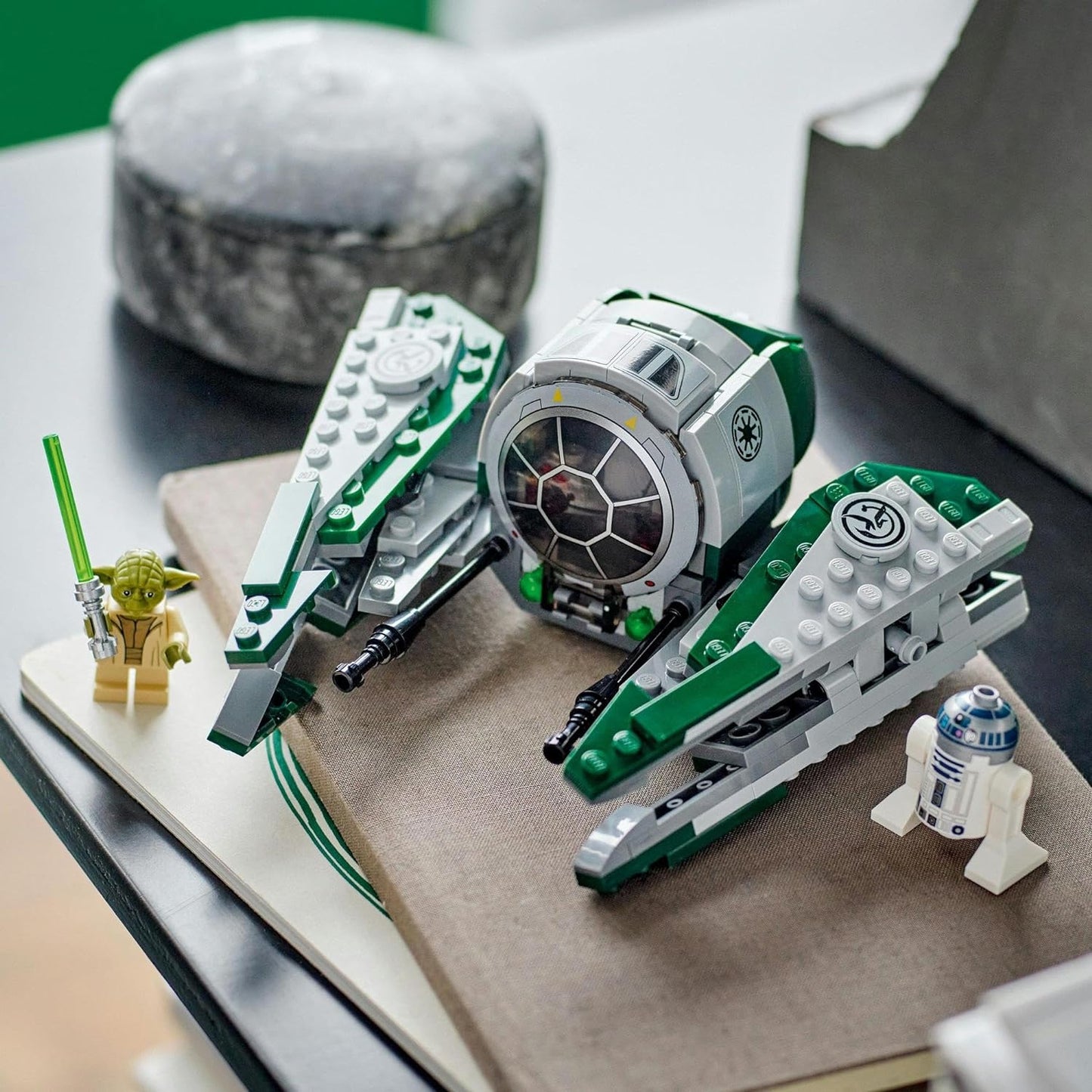 LEGO® Star Wars: The Clone Wars Yoda’s Jedi Starfighter™ 75360 Building Toy Set; Featuring 2 Iconic Characters