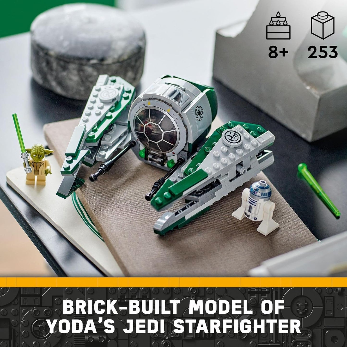 LEGO® Star Wars: The Clone Wars Yoda’s Jedi Starfighter™ 75360 Building Toy Set; Featuring 2 Iconic Characters - Venus Trendy Fashion Online