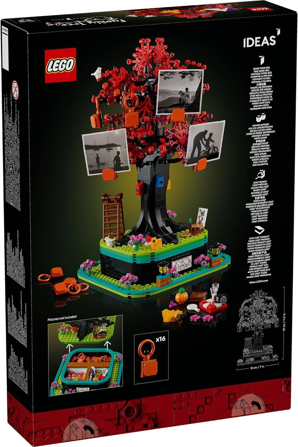 LEGO® Ideas Family Tree 21346 Home Office Decor, Creative Building Set for Adults - Venus Trendy Fashion Online