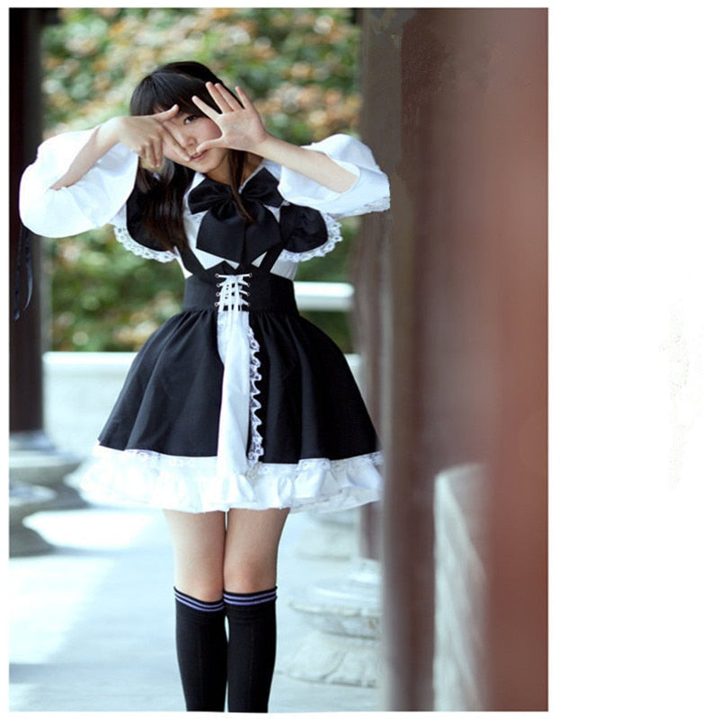 Women / Men Maid Outfit Anime Long Dress - Venus Trendy Fashion Online