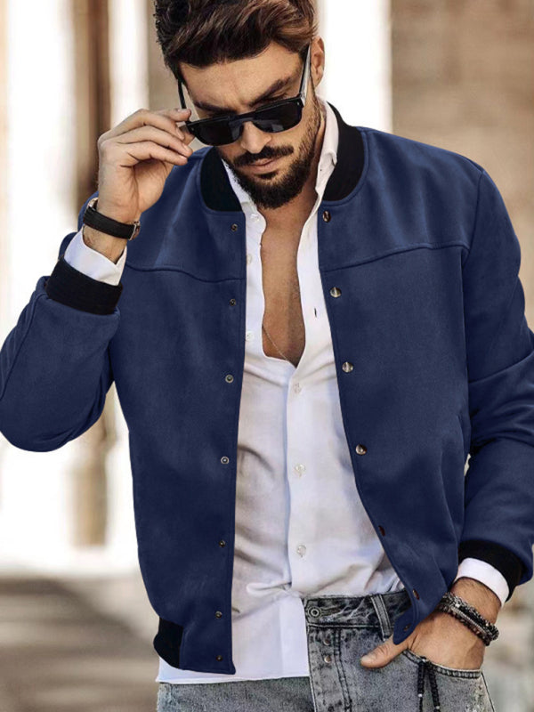 Men's new long sleeve casual cardigan jacket Venus Trendy Fashion Online