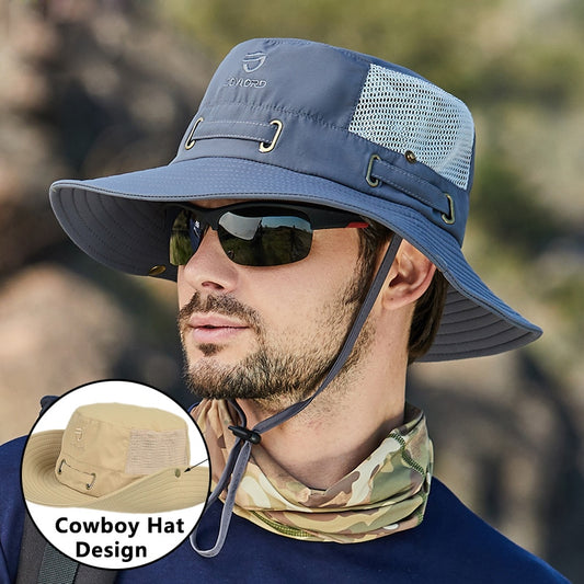 Men Cap for Camping ; Hiking Anti-UV Sun Hat - Venus Trendy Fashion Online