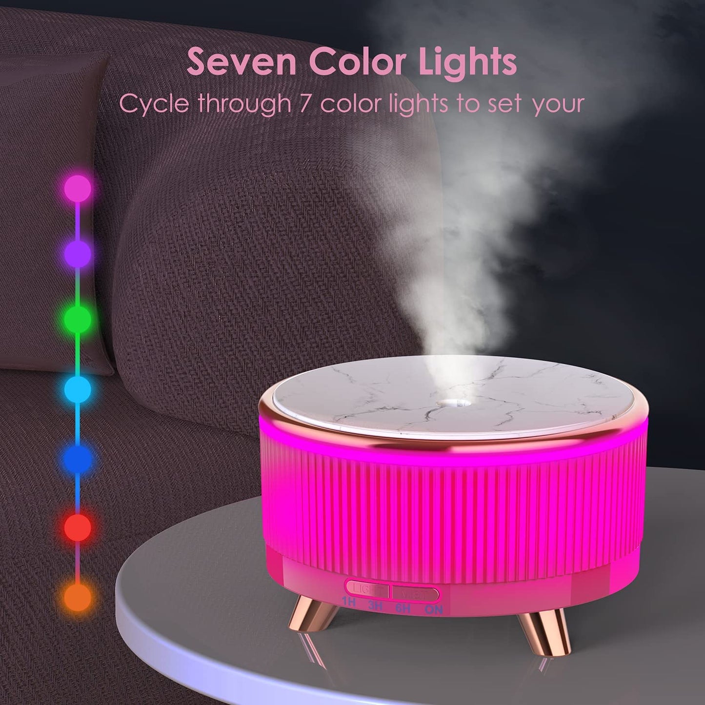 Ultrasonic Mist Sprayer with LED Night Lamp - Venus Trendy Fashion Online