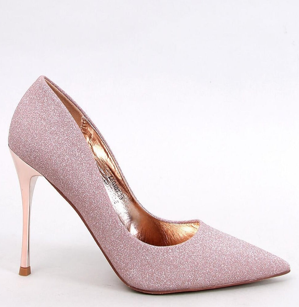 Women Pink Color Mettallic Stiletto High heels - Venus Trendy Fashion Online