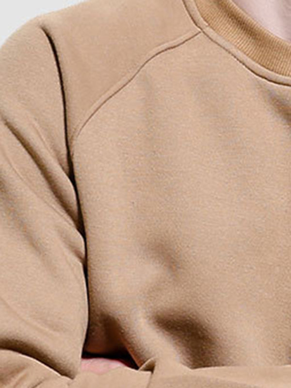 Men's casual raglan sleeve crew neck sweatshirt - Venus Trendy Fashion Online
