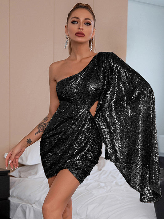 Women's Elegant and sexy Shiny party cocktail dress - Venus Trendy Fashion Online