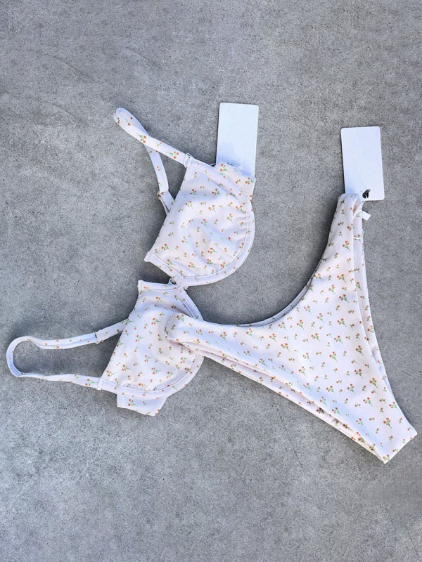 Women's one-piece swimsuit retro polka dot underwire push-up sexy bikini - Venus Trendy Fashion Online